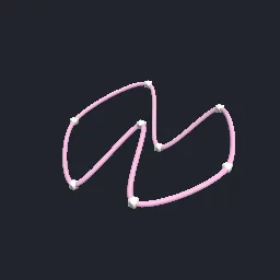 Recorded render of Centripetal Catmull-Rom spline