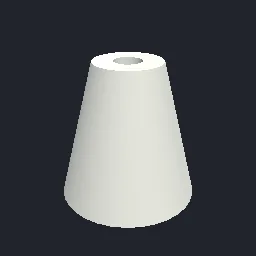 Recorded render of Cylinder, cone, frustum and pipe