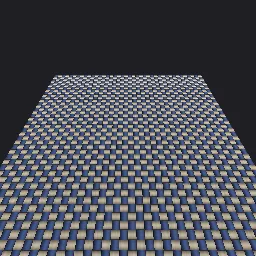 Recorded render of Woven fabric with thread relief and sheen