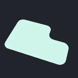 Recorded render of Fillet polygon corners with arcs
