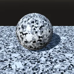 Recorded render of Speckled granite