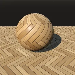 Recorded render of Herringbone and chevron parquet floor