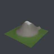 Recorded render of Terrain material blending by slope and height