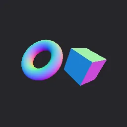 Recorded render of Geometry debug views: normals, tangents, UV, depth