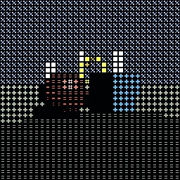 Recorded render of ASCII text rendering of the screen