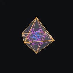 Recorded render of Schlegel diagrams of convex 4-polytopes