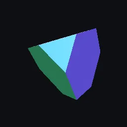 Recorded render of Exact hyperplane slice sweep as glTF morph targets