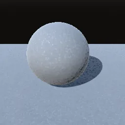 Recorded render of Snow surface