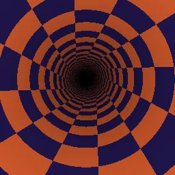 Recorded render of Demoscene tunnel from polar coordinates
