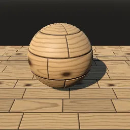Recorded render of Wood floor planks